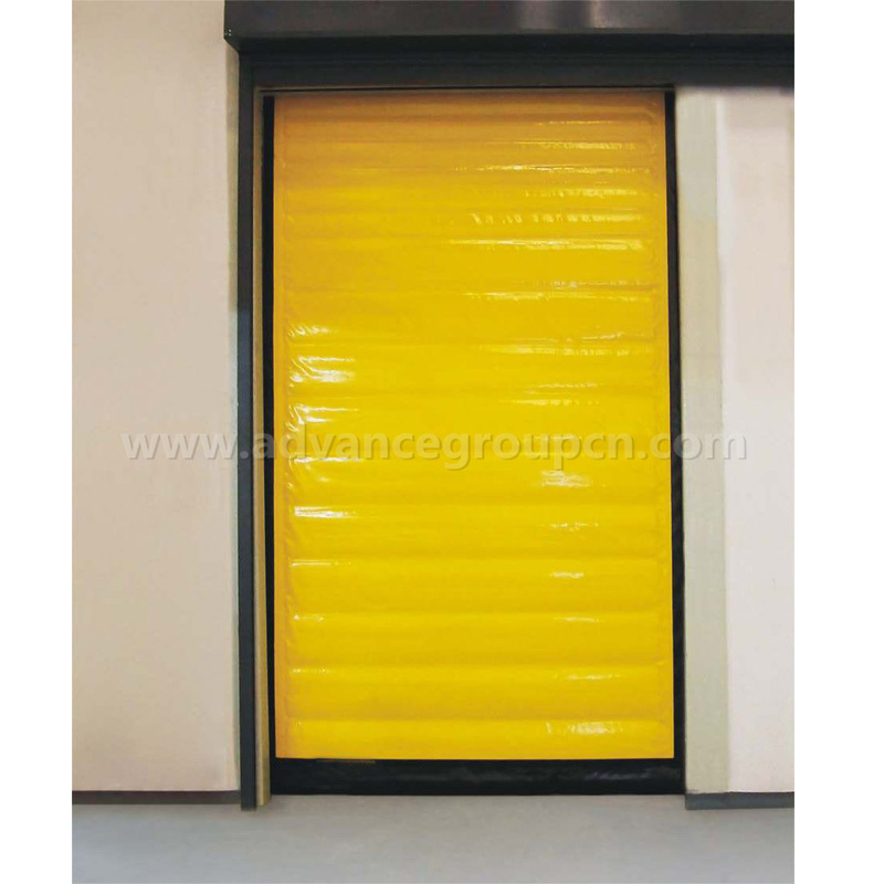 Industrial motorized  pvc insulated curtain freezer high speed cold room doors for cold room or refrigeration warehouse