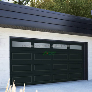 Advance 16x8 Aluminum Tempered Glass Garage Door for House