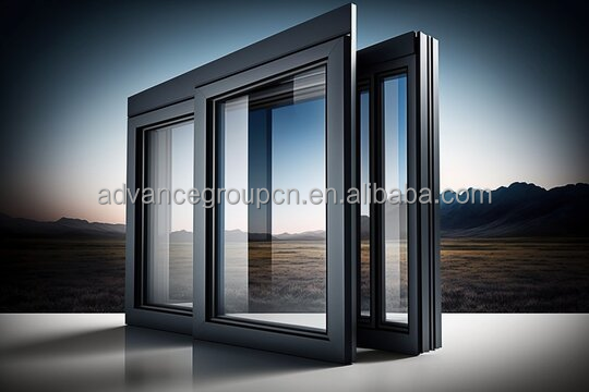 Hot sale aluminium double tempered glass sliding doors high quality 3 panels sliding doors