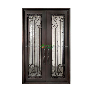 Customize Electric Main Iron Entrance Gate Design Villa Gates Single Main Door Exterior Iron Gate Price