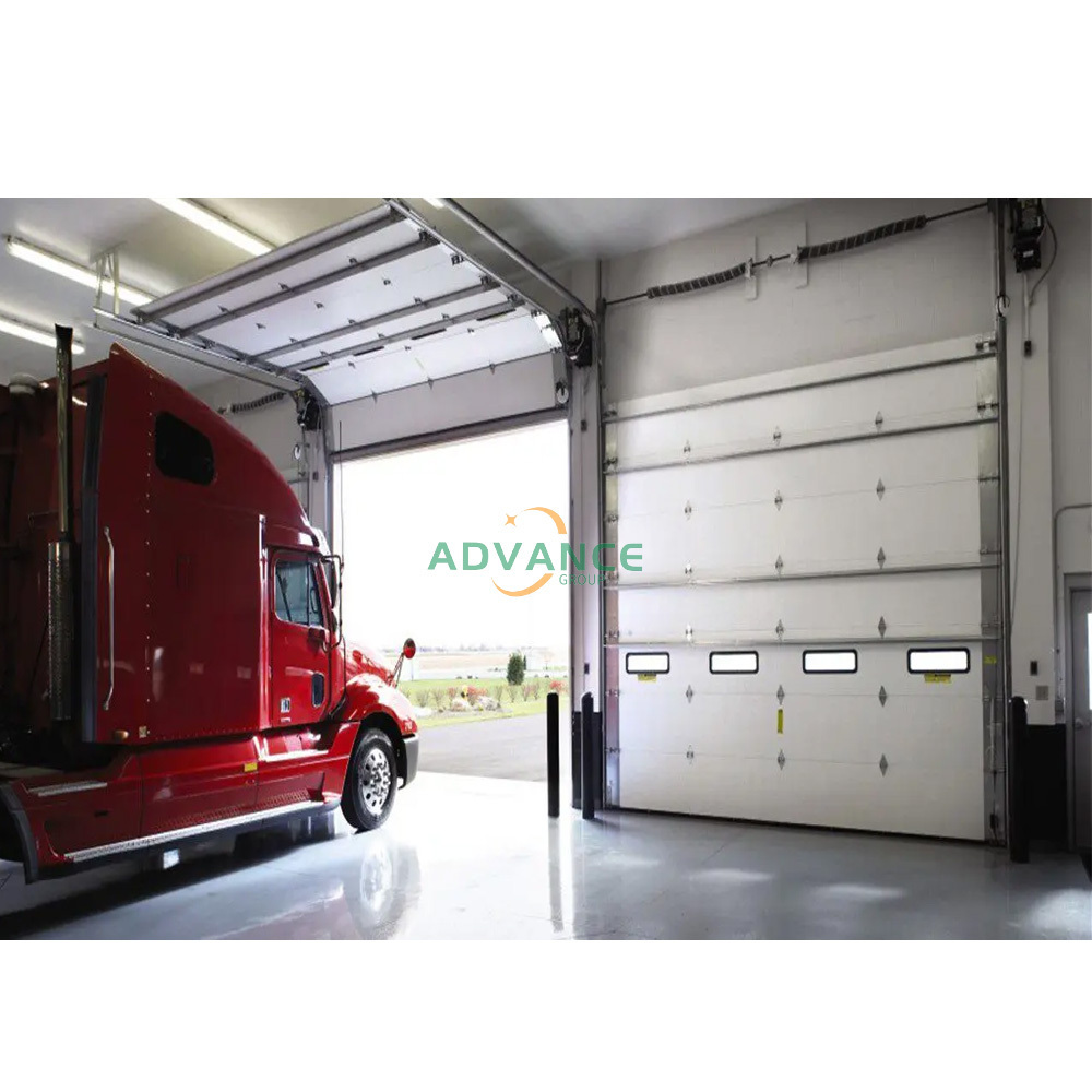 ADVANCE Made In China High Quality Sectional Lift Overhead Doors With Remote Control automatic