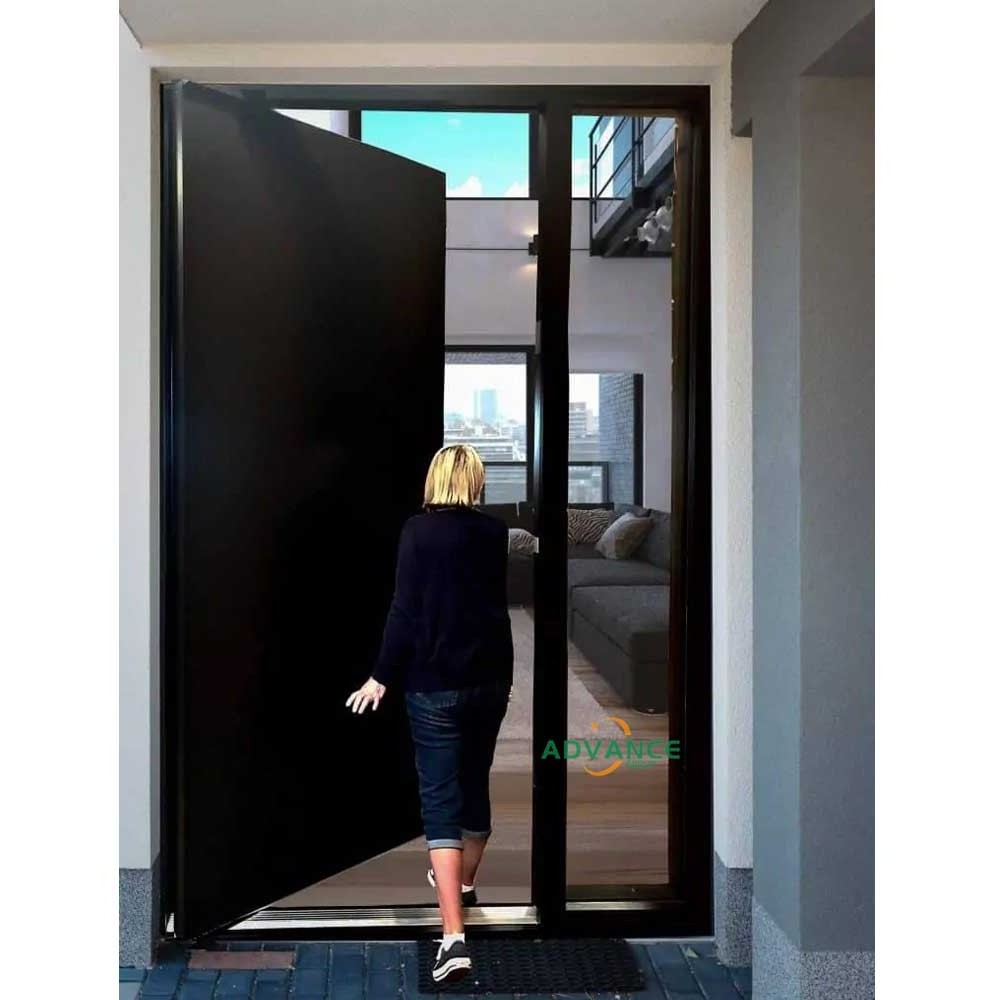 Modern Main Entrance Door Anti Steal Strong Door Device Luxury Steel Front Door