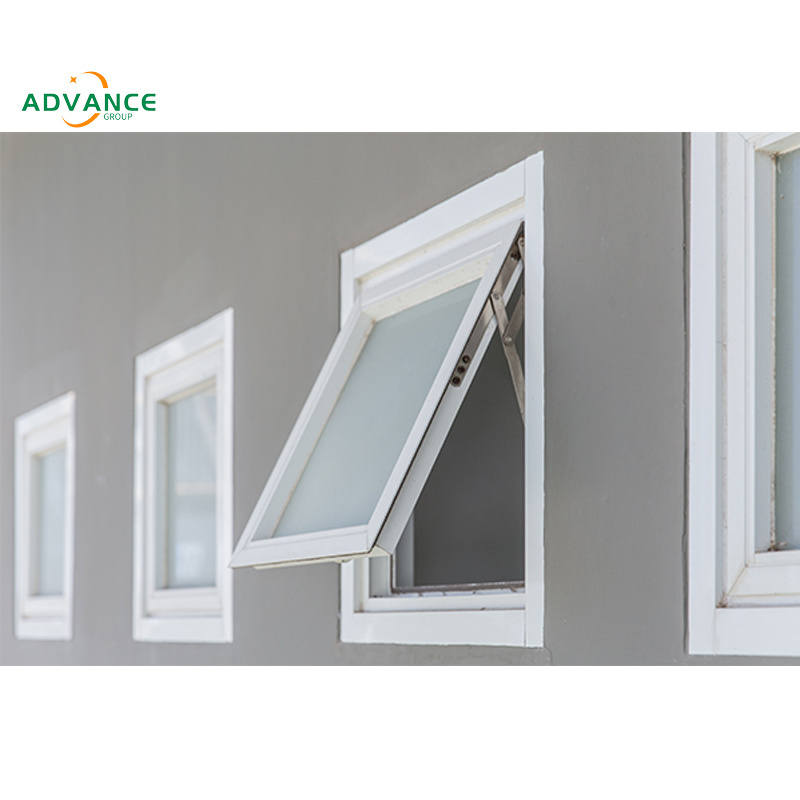 Advance Hurricane Impact Double Glazed Windows Upvc Pvc Casement Glass House Window Price