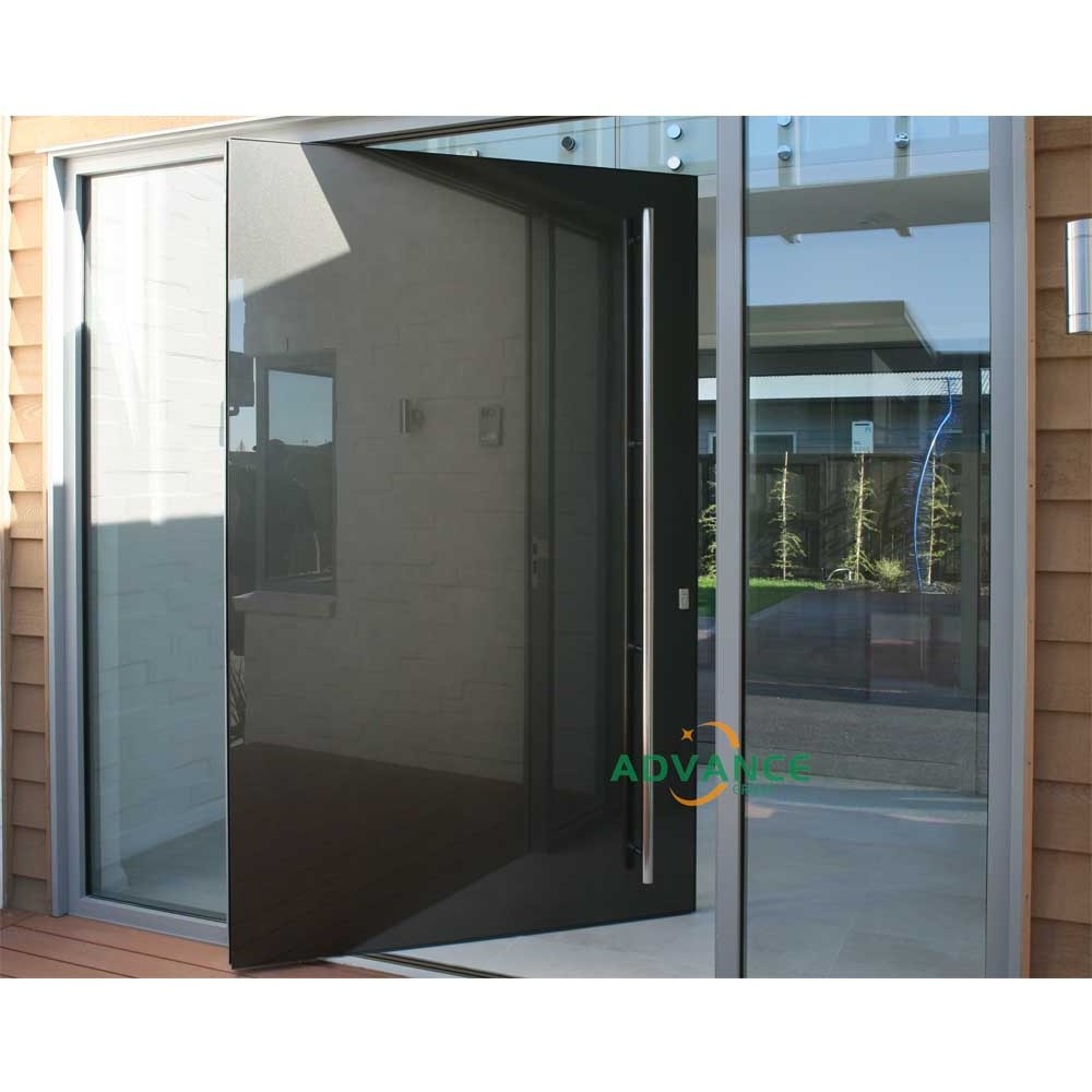 Modern Main Entrance Door Anti Steal Strong Door Device Luxury Steel Front Door