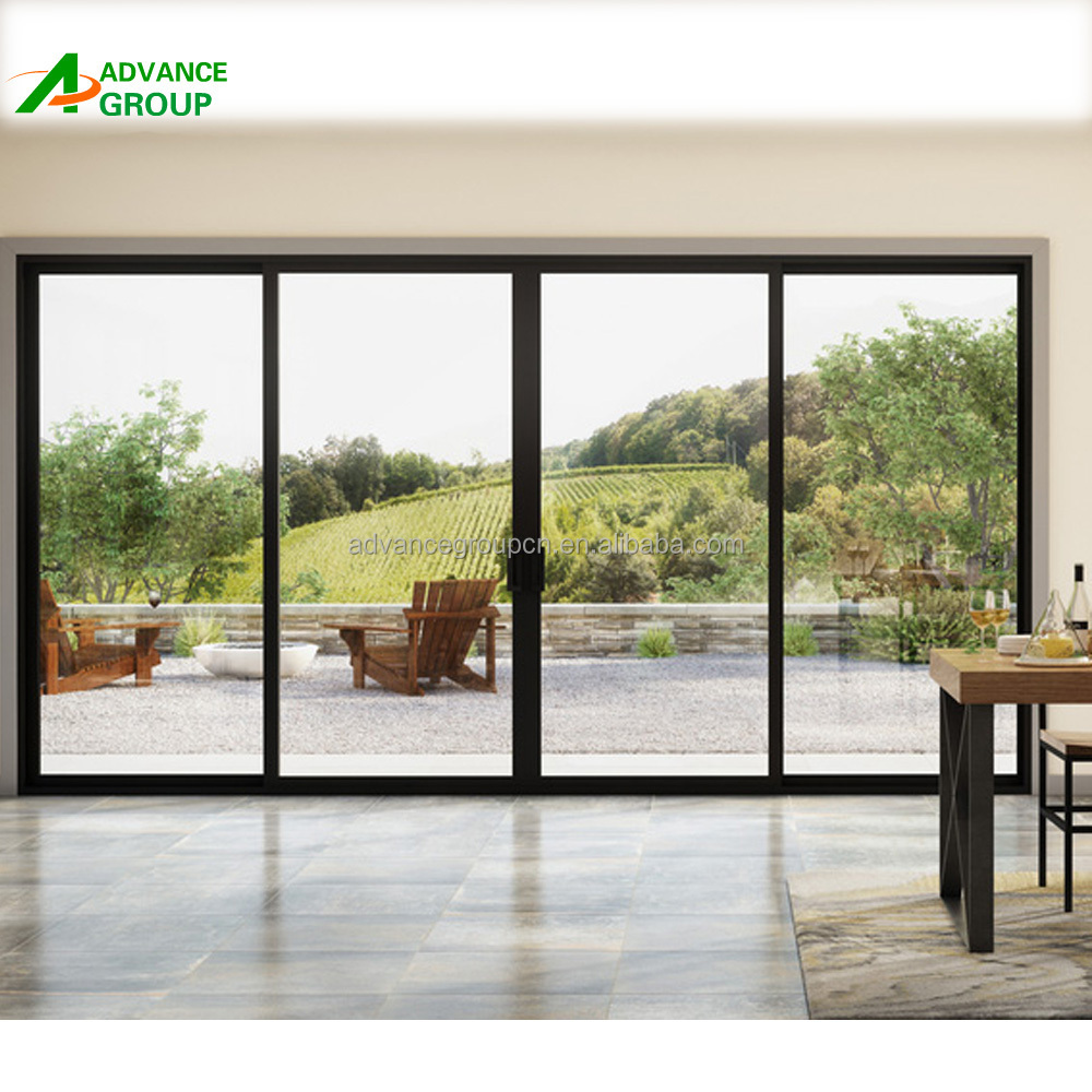 ADVANCE aluminum sliding doors front entry door glass glass windows and doors