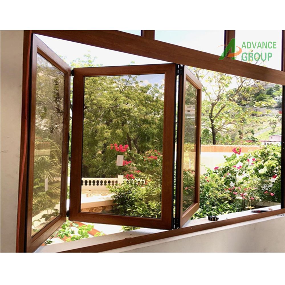 2024 Home Horizontal Folding Window Aluminium Tempered Glass Bifold Windows