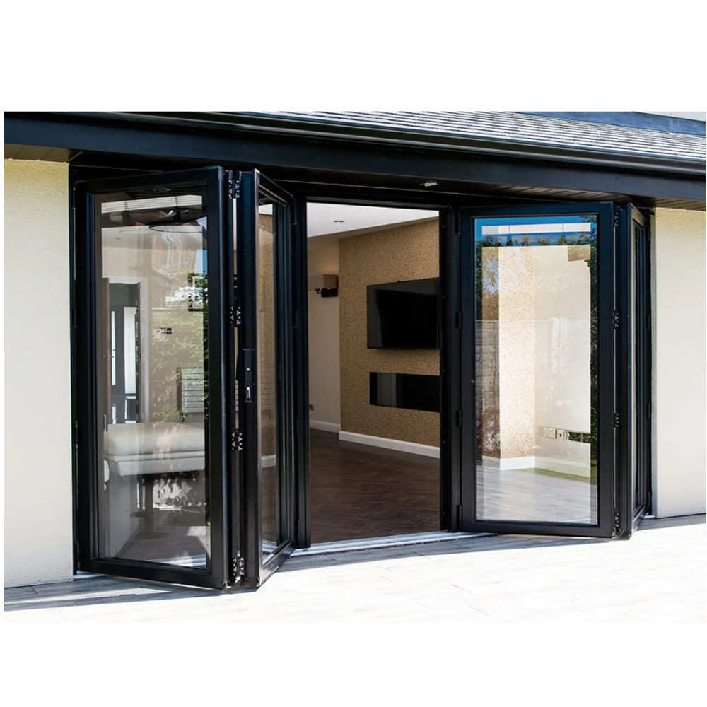 Advance Cost-effective Insulated Soundproof Interior Bifold Doors Aluminium Exterior Bi Fold Accordion Patio Doors