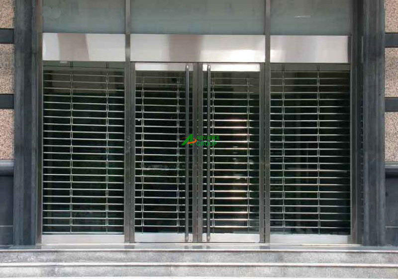 Cheap price Aluminum Grille Roller Shutter Security Shop Front Doors Electric Aluminum Alloy Panel Roller Rolling Shutter