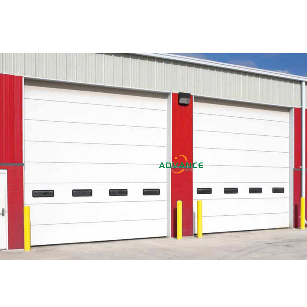 ADVANCE Made In China High Quality Sectional Lift Overhead Doors With Remote Control automatic