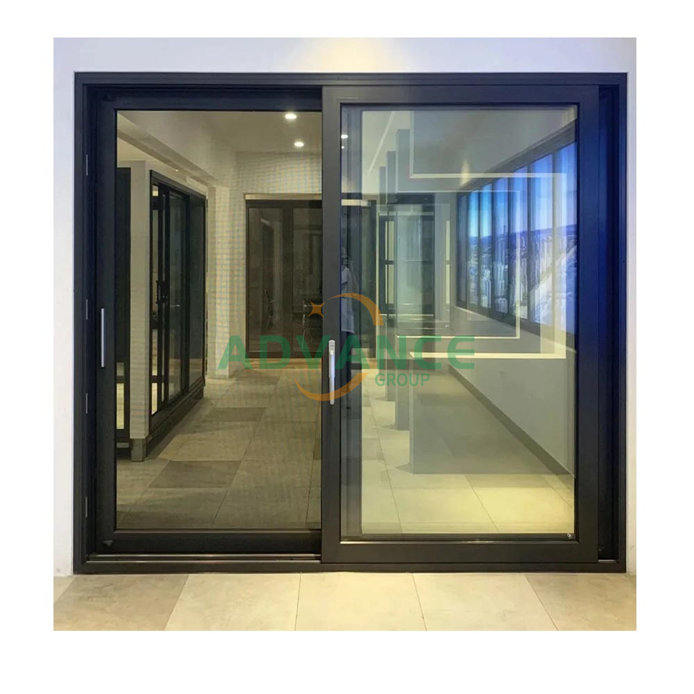 Advance Customized interior heavy duty aluminum sliding glass pantry door for house