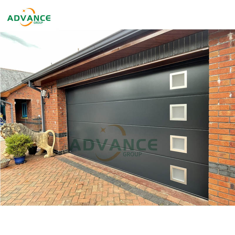 Sectional Garage Door Modern Electric Automatic House Horizontal Aluminum Sliding Garage Door With High Standard