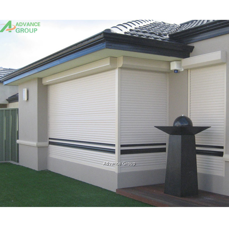 European aluminium storm hurricane roll shutter window shutters