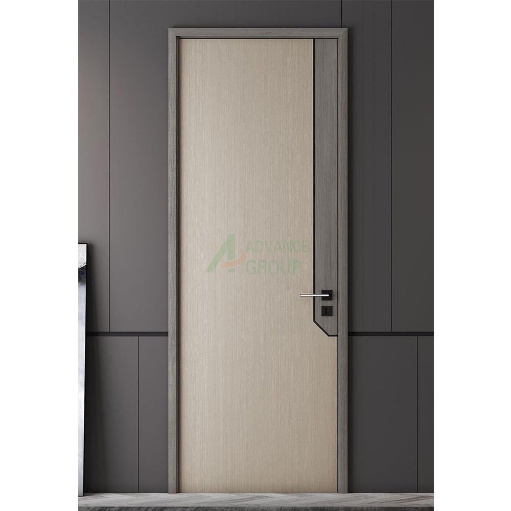 2023 Various Style Modern Design Interior Room Plastic Composite WPC  Wooden Door For House