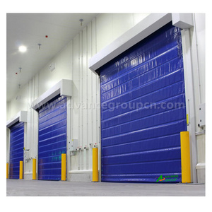 Advance high speed roll up freezer doors windproof cold storage rapid door safety freezer room doors