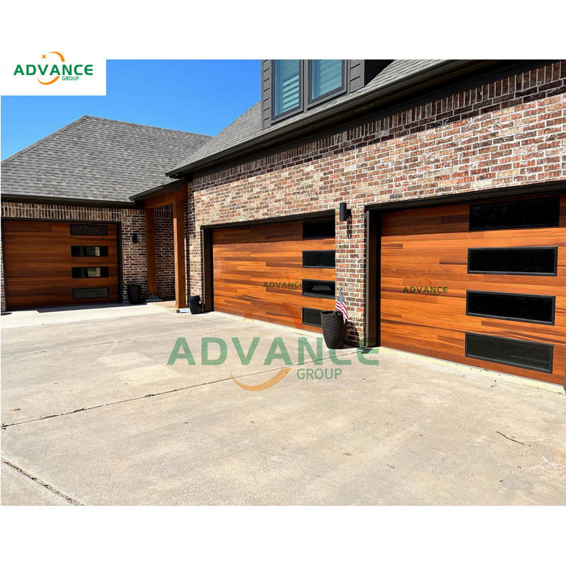 Sectional Garage Door Modern Electric Automatic House Horizontal Aluminum Sliding Garage Door With High Standard