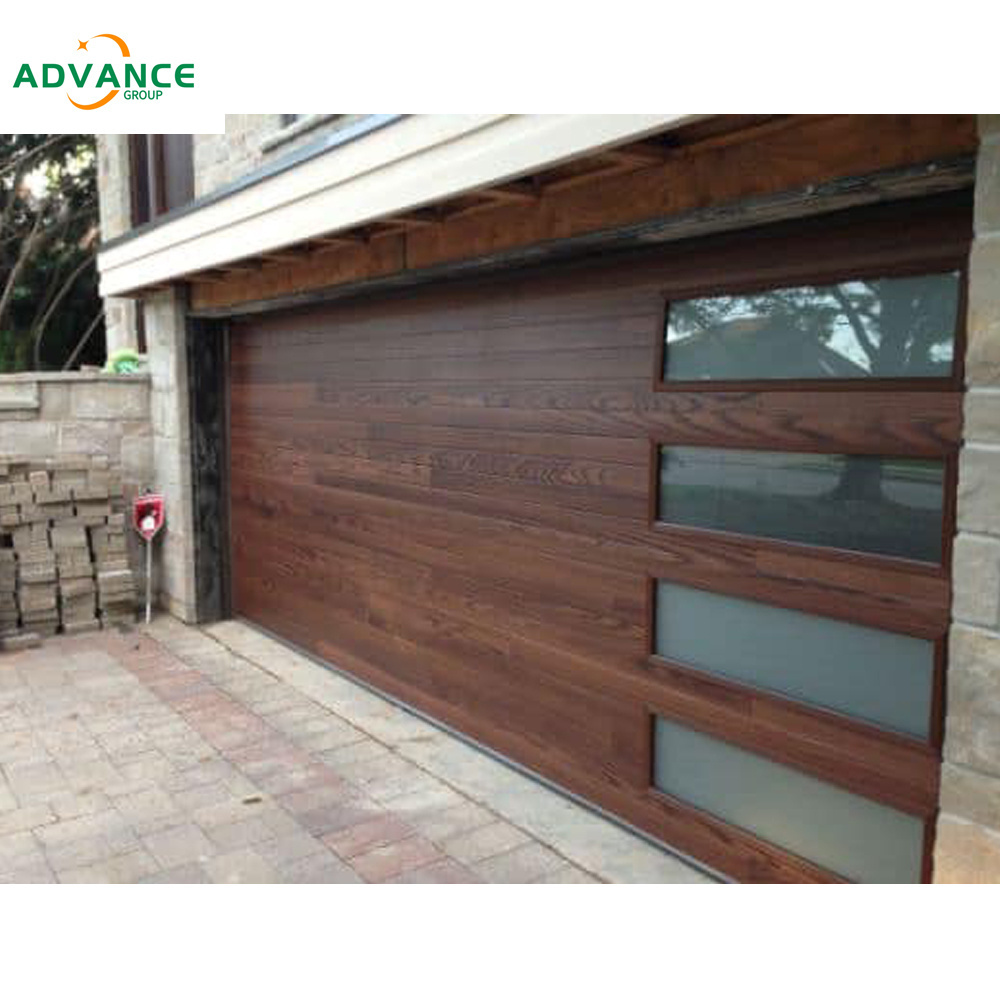 Sectional Garage Door Modern Electric Automatic House Horizontal Aluminum Sliding Garage Door With High Standard