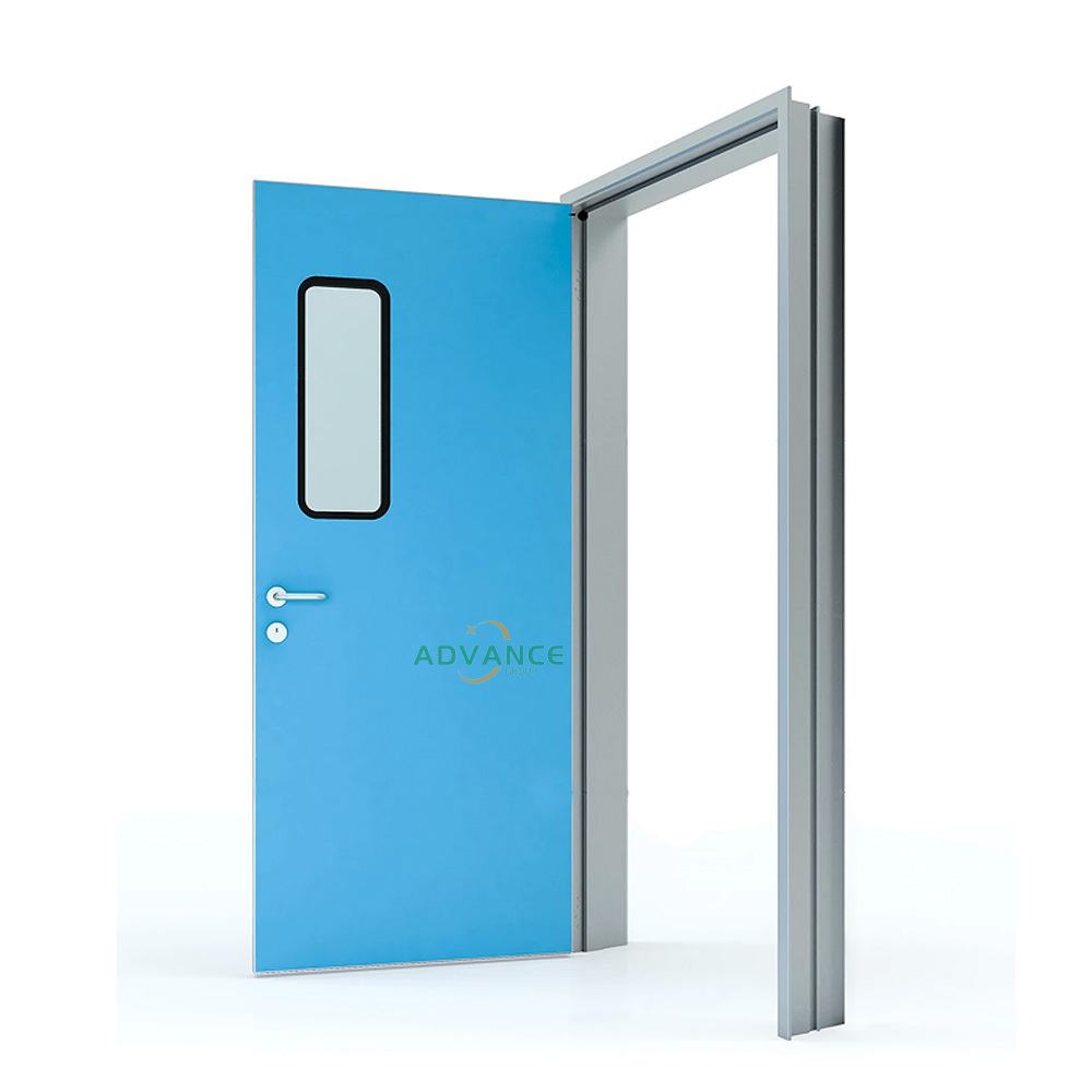 Professional Factory Clean Room Swing Double Steel Lead Door Airtight Hospital Door 304 Stainless Steel x-ray lead door