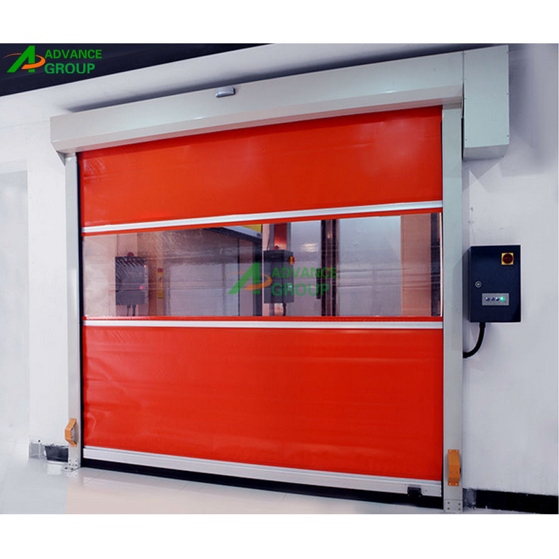 2023 High Speed Sliding Automatic Industrial Warehouse Interior Rapid Roller Shutter Door Plastic Roll Up Door