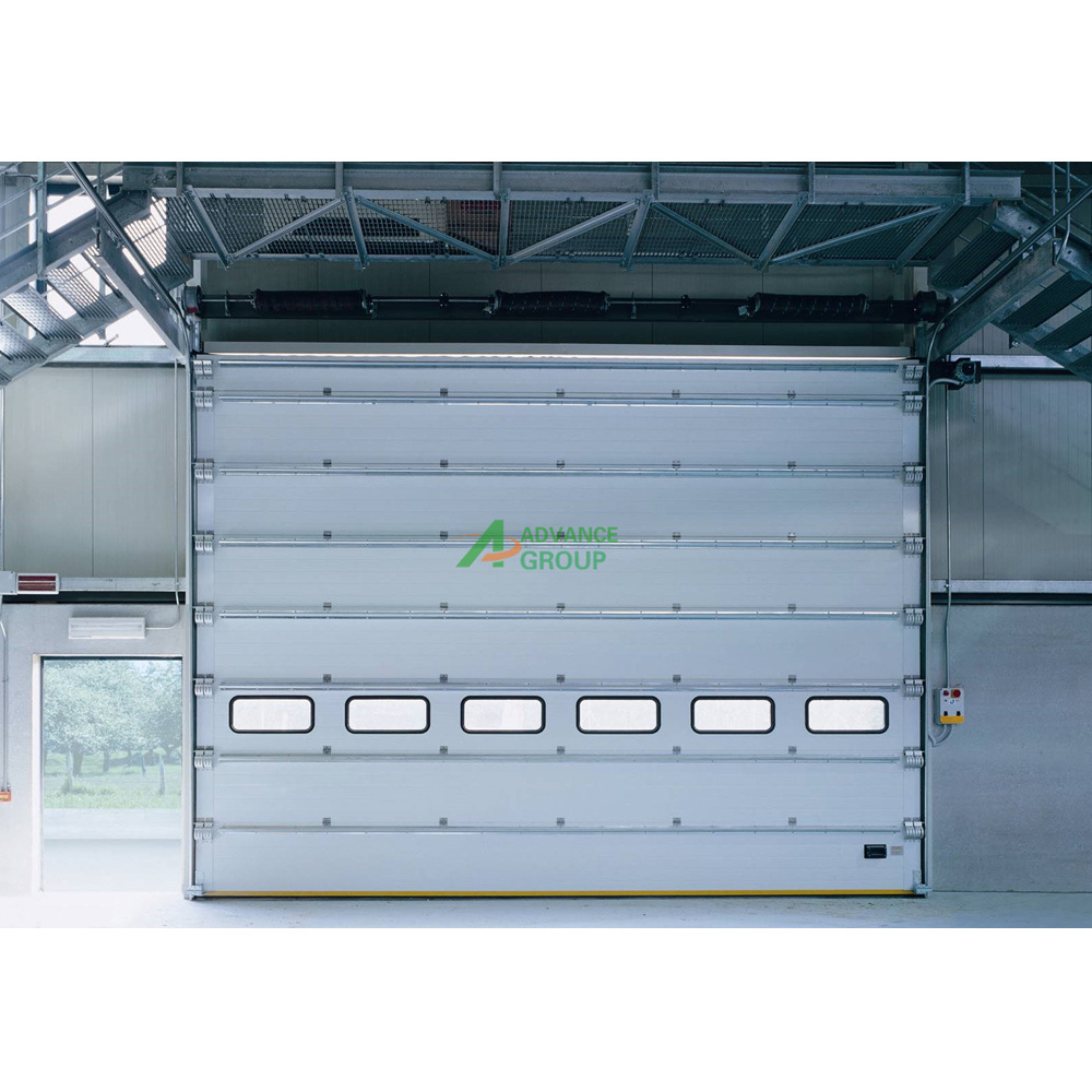 With Pedestrian Door Good Quality Customized Cheap Sectional Industrial Door for logistics