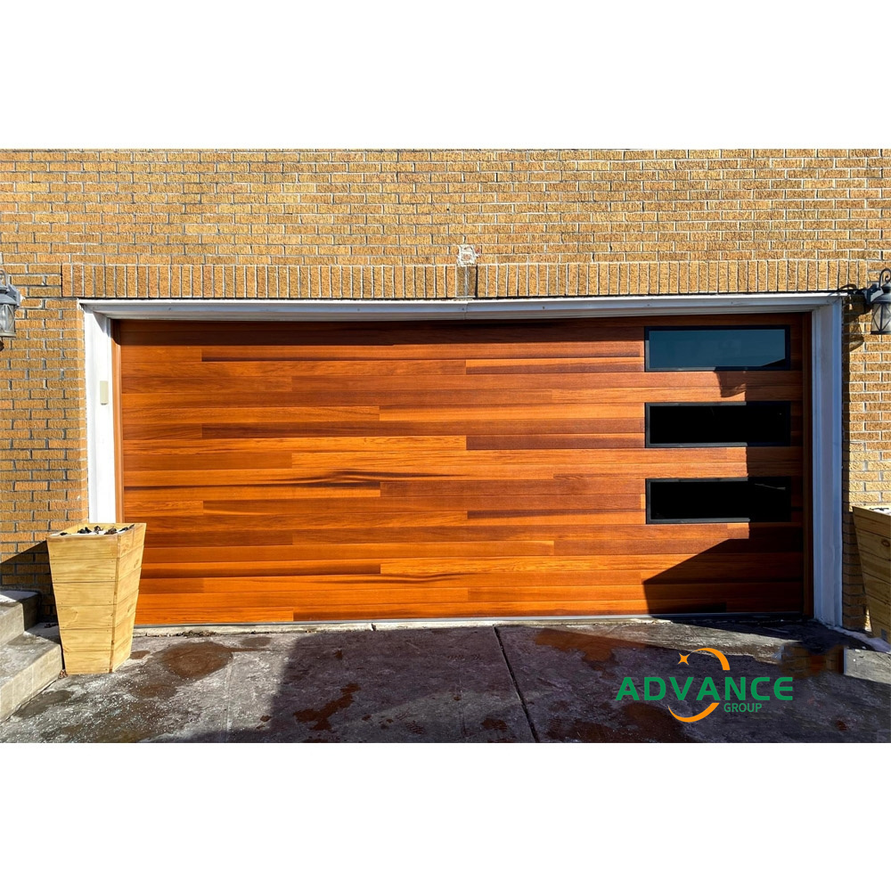 Sectional Garage Door Modern Electric Automatic House Horizontal Aluminum Sliding Garage Door With High Standard