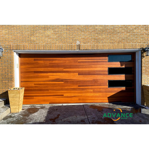 Sectional Garage Door Modern Electric Automatic House Horizontal Aluminum Sliding Garage Door With High Standard