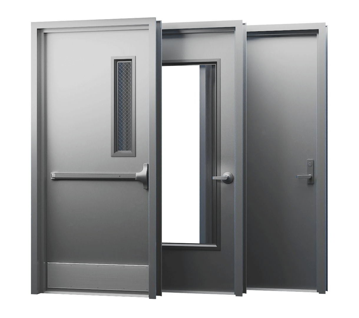 ADVANCE Factory Wholesale Single Leaf Steel Wooden Fire Door Residential Corridor Fire Rated Door Other Doors