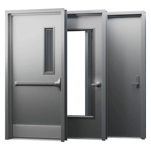 ADVANCE Factory Wholesale Single Leaf Steel Wooden Fire Door Residential Corridor Fire Rated Door Other Doors