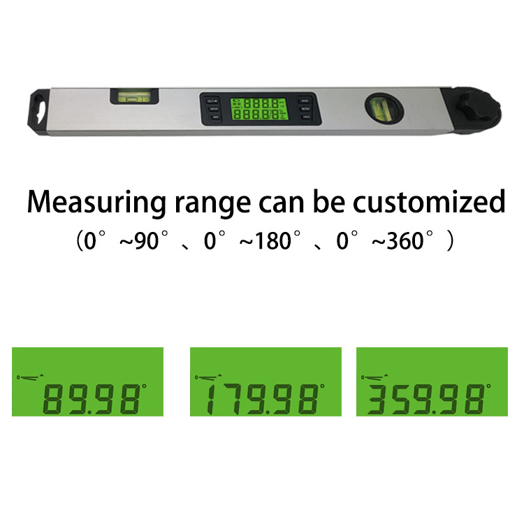 2 in 1 High Accuracy Aluminium Digital Angle Finder Meter and Digital Spirit Level