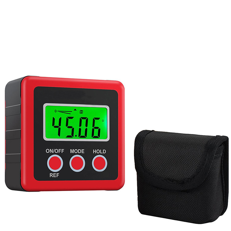 2023 eOUTIL DL134 Digital Level Box Aluminium Mini Digital Small Angle Gauge Angle Meter