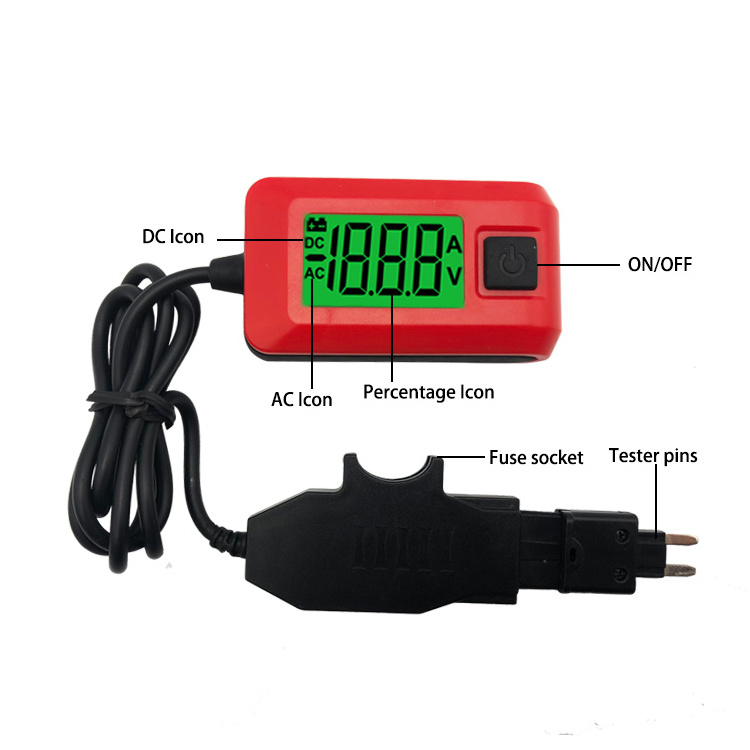 AE150 Automotive Fuse Tester with Quick Measurement and High-accuracy Fuse Analyzer Car Diagnostic Tool