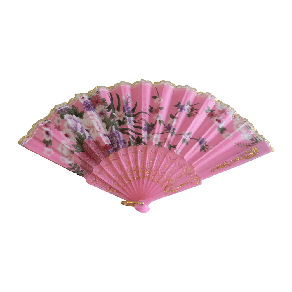 Fu Tai Chi Hand Fan for Men Women Festival Dance Gift Performance Decorations Large Nylon Folding Hand Fan