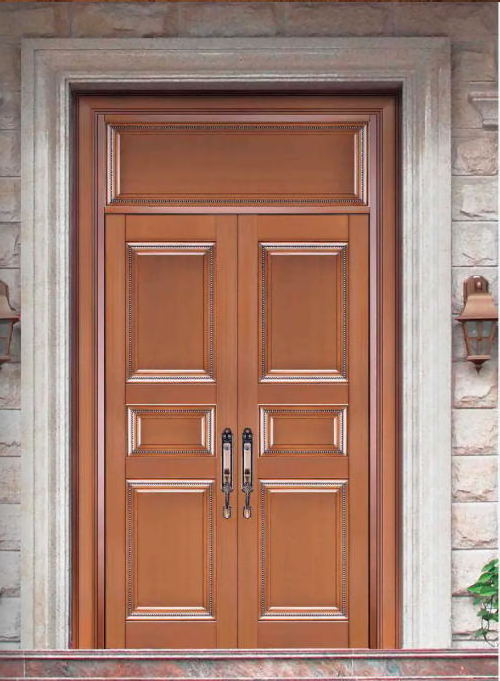 Solid Steel Made Fashion Design Security Steel doors residential Sound Proof Hot Sale