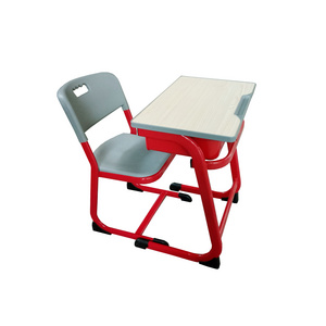 Modern Steel Plastic Chair And Desk School Furniture