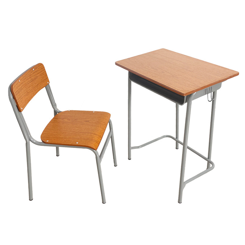 Cheap Classroom Single Student school desk and chair  table and chair primary school desk set school furniture