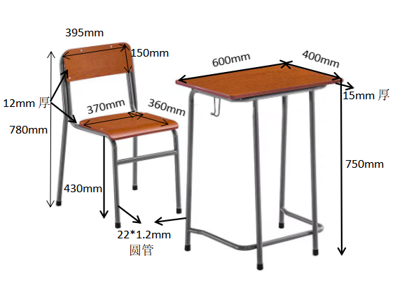 Modern school furniture classroom single student desks and chairs Desks and chairs primary school desks and chairs school