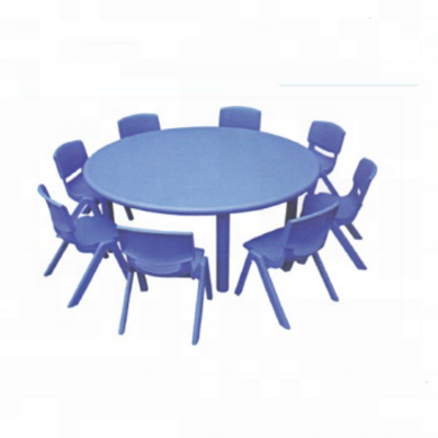 Kids Furniture Kids Plastic Study Round Table And Chair