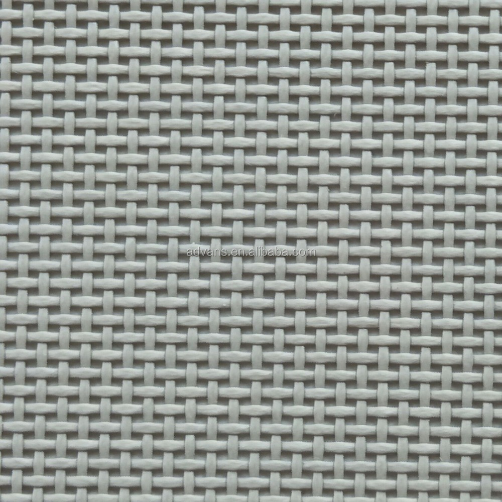 Grey 1*1 Batyline Sling Marine Vinyl PVC Woven Polyester outdoor furniture Mesh Fabric