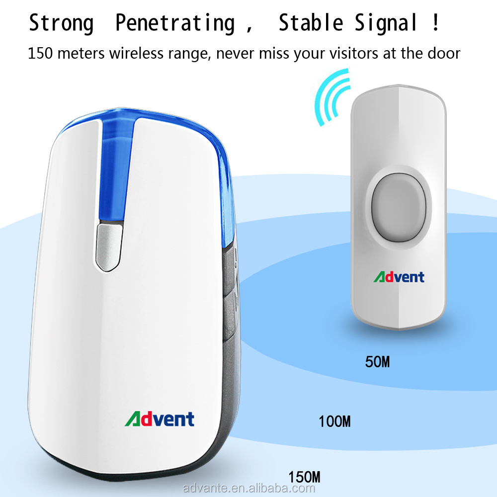 Personalised Wireless Door Digital Chime Doorbell Bell