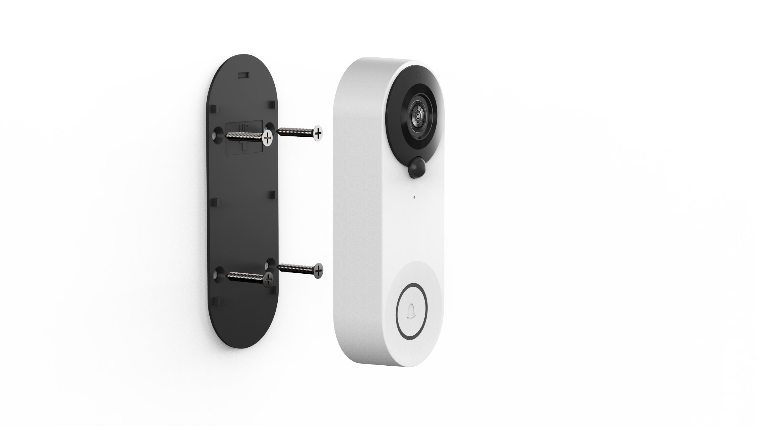 WIFI Video Doorbell with Intercom Camera and Indoor Ding Dong Chime Receiver 1080p Wifi APP Ubox Control