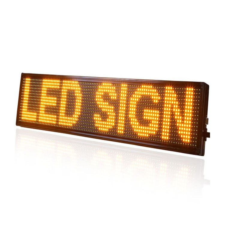 LED panel led name scrolling display screen outdoor /indoor/semi outdoor P10 led moving message display sign