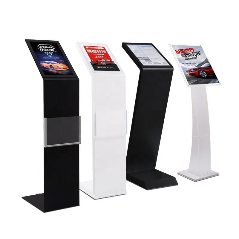 automobile car showroom information sign holder Auto 4S shops Vehicle Floor standing showroom brochure Display Rack Stand