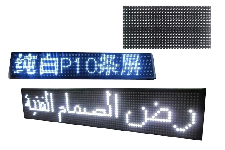 LED panel led name scrolling display screen outdoor /indoor/semi outdoor P10 led moving message display sign