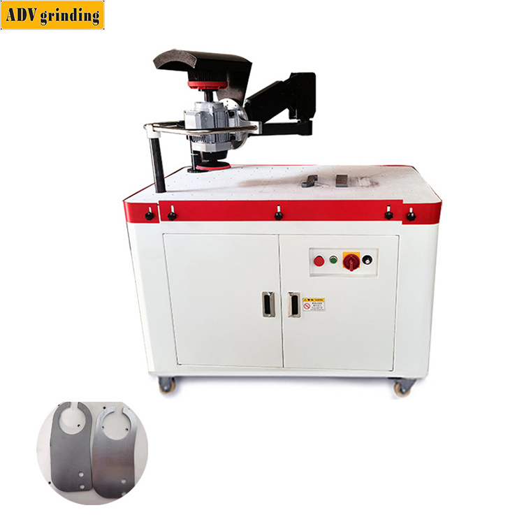 Semi automatic laser cutting parts manual metal sheet surface deburring grinding machine