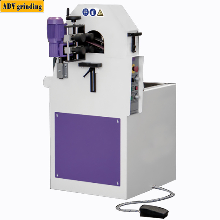 Semi-automatic Round Oval Tube Curved Pipe Grinder Polishing Machine For Stainless Steel