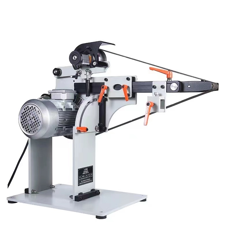 Best 220V 380V 2x72 three wheel belt grinder sander surface grinding machine For knife making