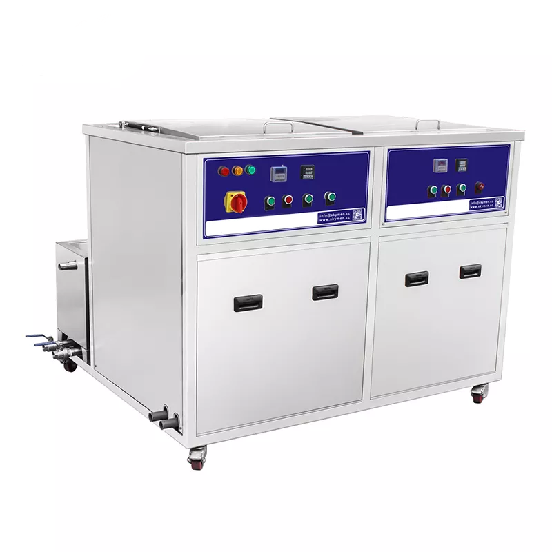 Ultrasonic cleaning equipment manufacturer double tank ultrasonic cleaner ultrasound cleaning washing machine