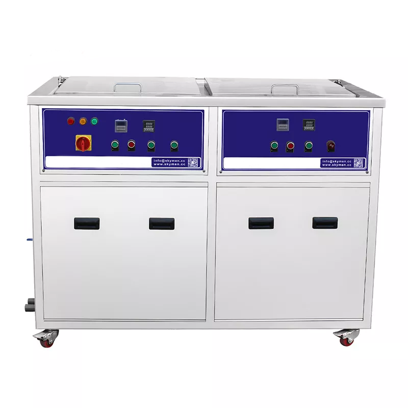 Ultrasonic cleaning equipment manufacturer double tank ultrasonic cleaner ultrasound cleaning washing machine