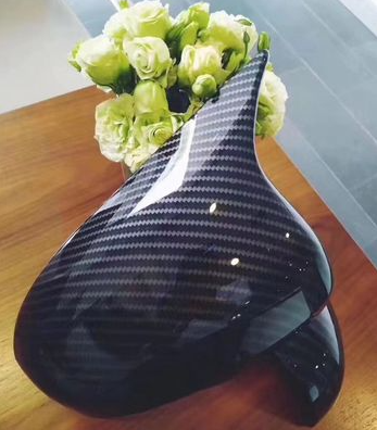 Factory Sale 1.52*20m 5D 6D Grain High Glossy Black Carbon Fiber Vinyl Wrap Film