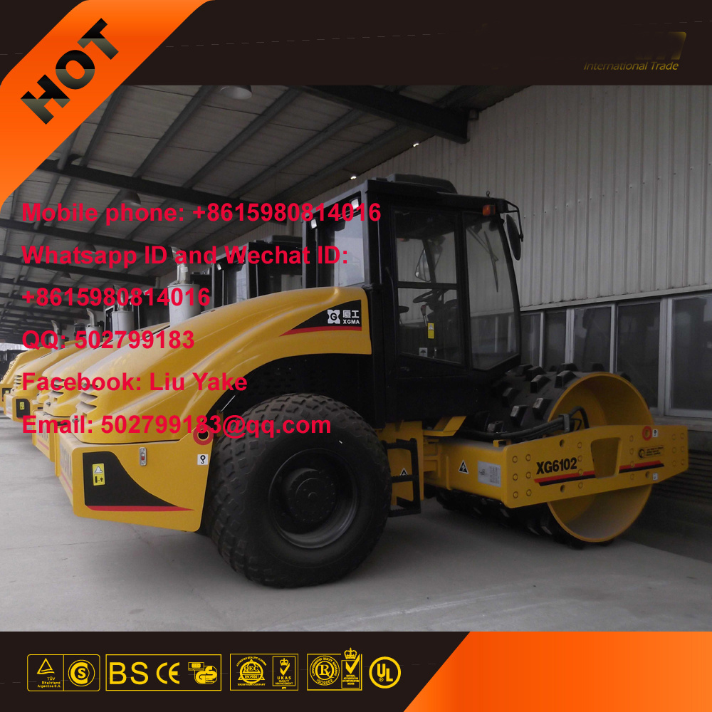 XGMA 10TON Hydraulic Vibratory Road Roller XG6102