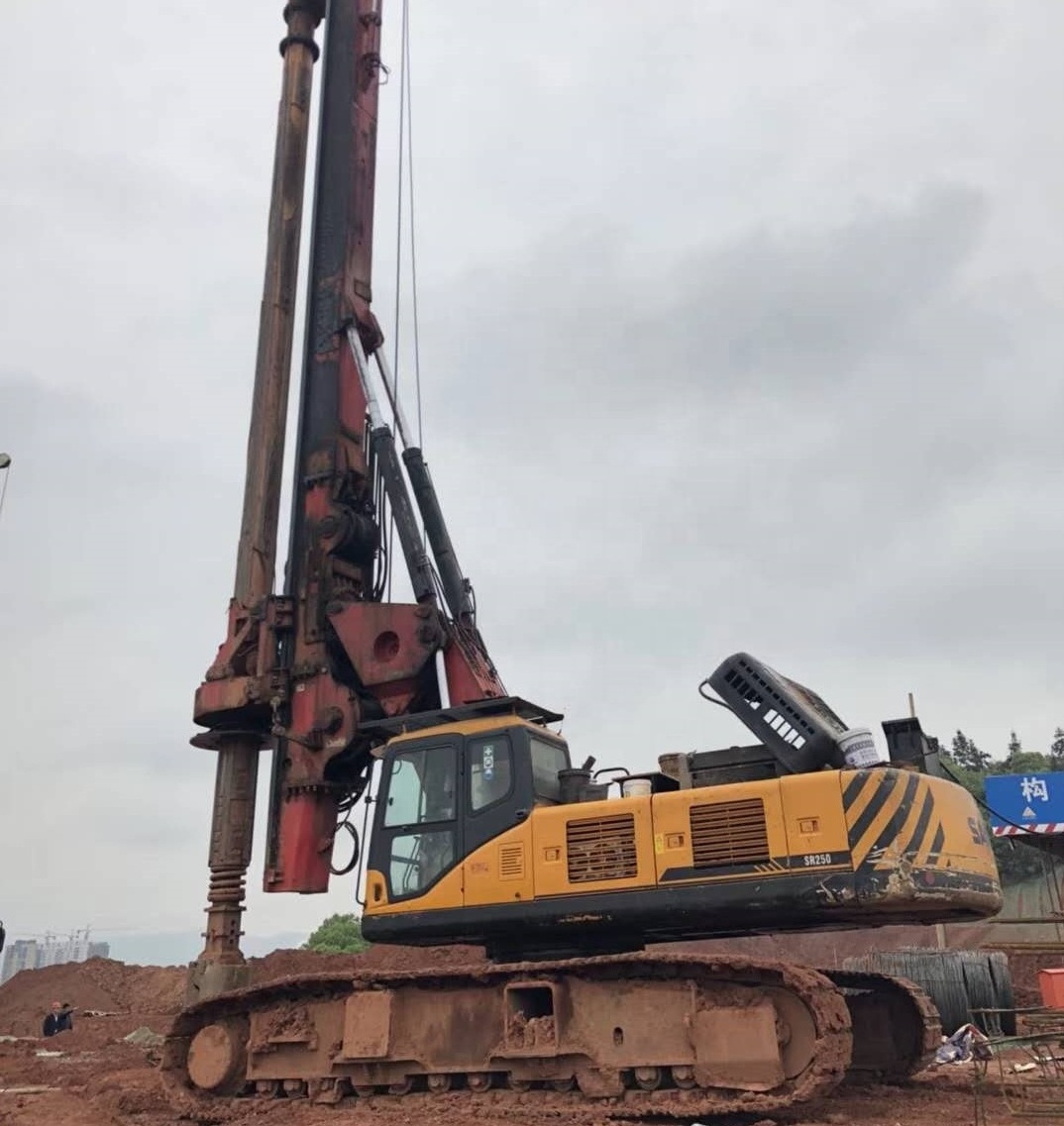 Used Drilling Rig Machine SANY SR280 SR250C SR220 SR150 Rotary  Piling Rig For Sale